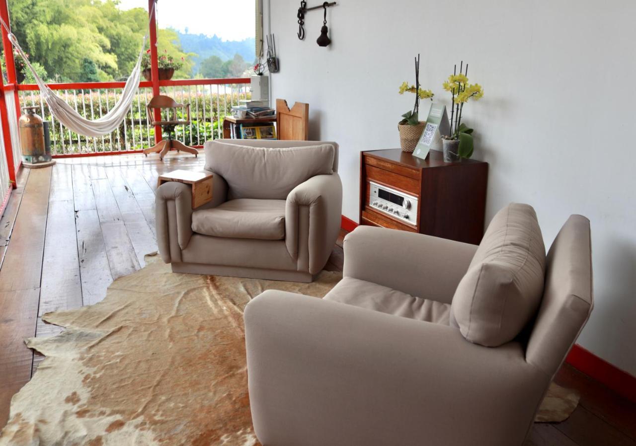 La Cabana Ecohotel - Valle Del Cocora サレント エクステリア 写真