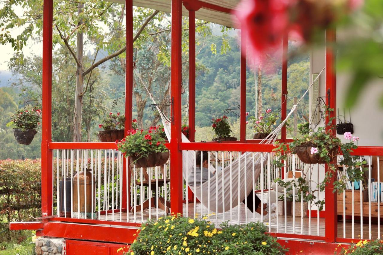 La Cabana Ecohotel - Valle Del Cocora サレント エクステリア 写真